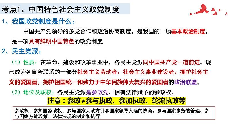 第六课 我国的基本政治制度 课件-2023届高考政治一轮复习统编版必修三政治与法治第5页