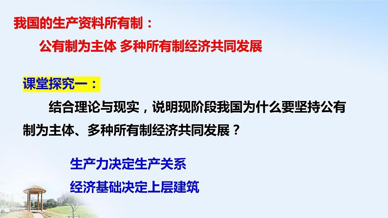 必修二 1.1公有制为主体 多种所有制经济共同发展 课件第5页