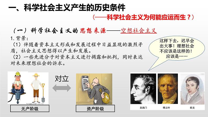 必修一 1.2 科学社会主义的理论与实践 课件04