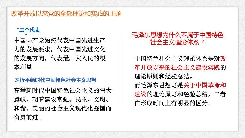 必修一 3.2 中国特色社会主义的创立、发展和完善 课件06