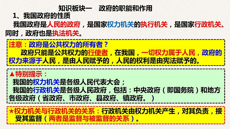 3.1 政府：国家行政机关 课件-2023届高考政治一轮复习人教版必修二政治生活第4页