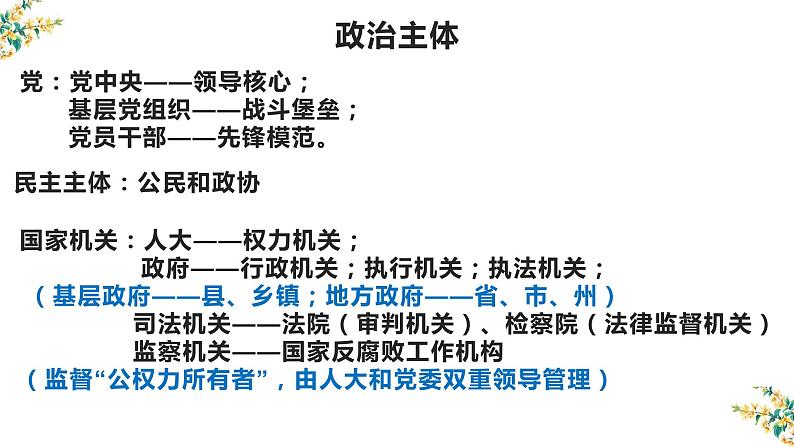 3.2政府的责任：对人民负责课件-2023届高考政治一轮复习人教版必修二政治生活04