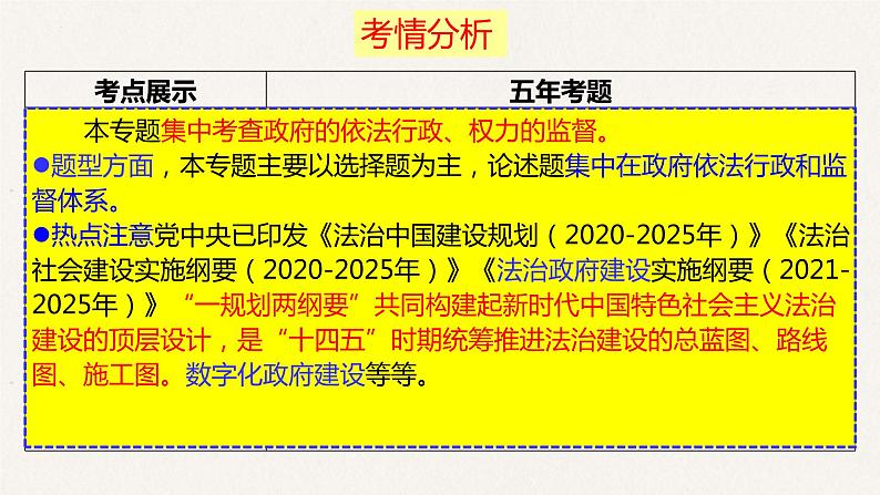 4.1 政府的权力：依法行使 课件2023届高考政治一轮复习人教版必修二政治生活第2页