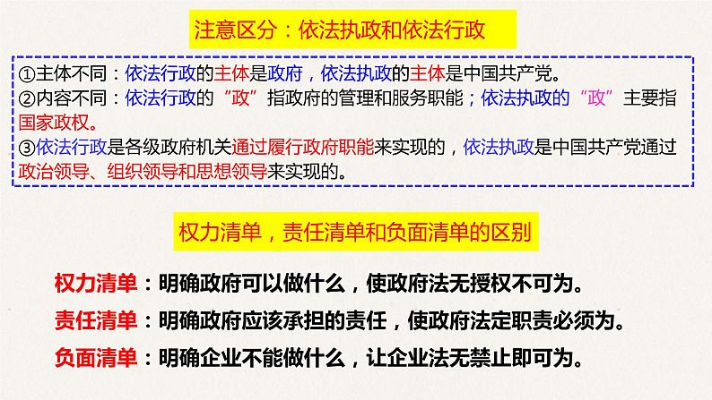 4.1 政府的权力：依法行使 课件2023届高考政治一轮复习人教版必修二政治生活第5页