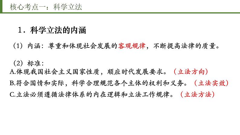 第九课 全面推进依法治国的基本要求 课件-2023届高三政治一轮复习统编版必修3政治与法治第5页