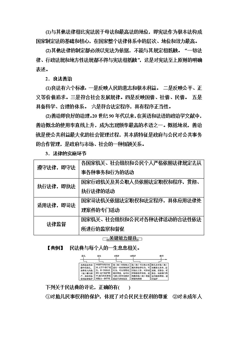 人教统编版高中政治必修3第3单元第8课第1框法治国家课件+学案+练习含答案03