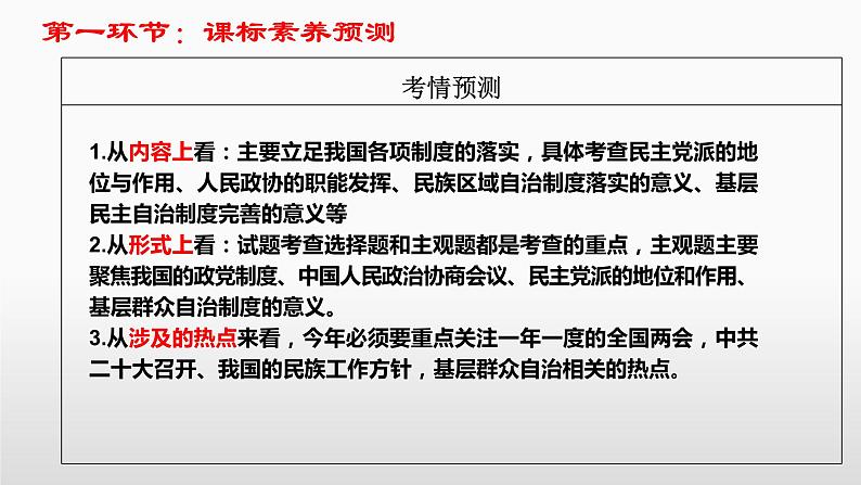 6.1 中国共产党领导的多党合作和政治协商制度 课件-2023届高考政治一轮复习统编版必修三政治与法治第5页