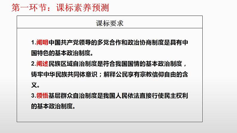 6.3 基层群众自治制度 课件-2023接高考政治一轮复习统编版必修三政治与法治03