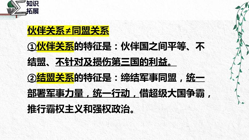 2022年统编版高二下学期选必一《当代国际政治与经济》第五课中国的外交PPT复习课件第6页