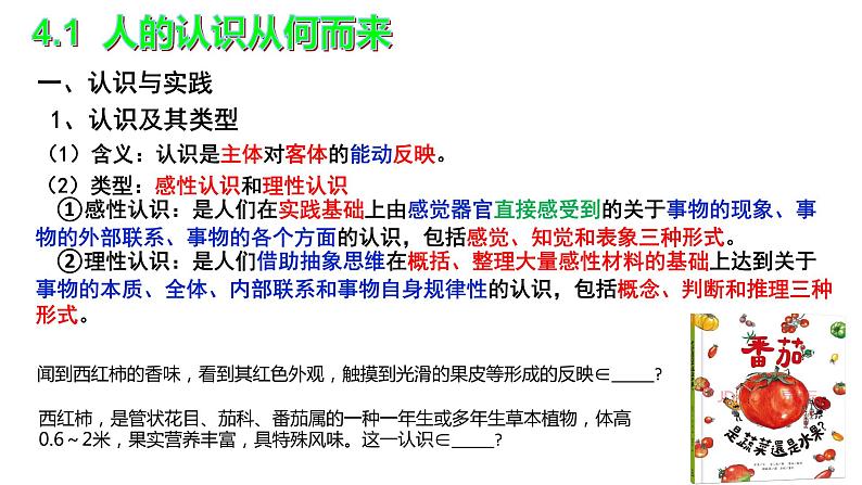 4.1 人的认识从何而来 课件第3页