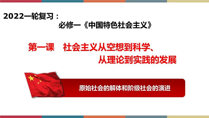 专题1  原始社会的解体和阶级社会的演进（课件）01