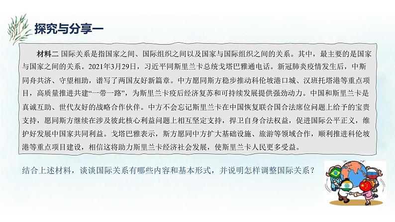 3.2 国际关系 课件-2022-2023学年高中政治统编版选择性必修一当代国际政治与经济第6页