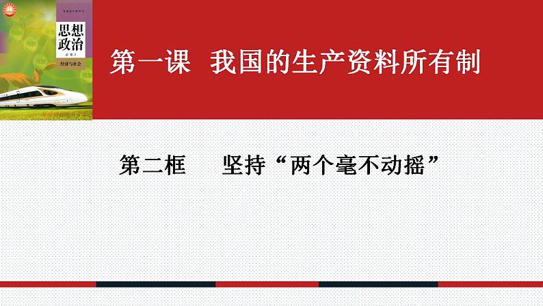 1.2 坚持“两个毫不动摇” 课件-2022-2023学年高中政治统编版必修二经济与社会第2页