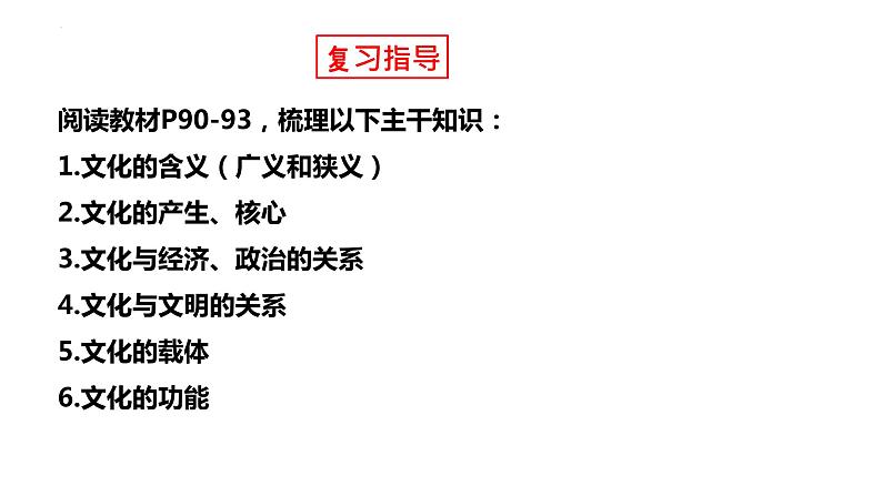 7.1文化的内涵与功能课件-2023届高考政治一轮复习统编版必修四 哲学与文化第6页