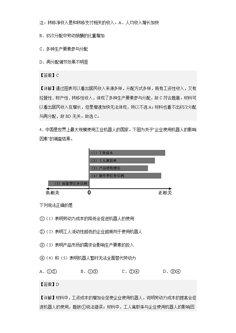2022-2023学年北京市海淀区北京第一零一中学高三上学期9月月考政治试题含解析03