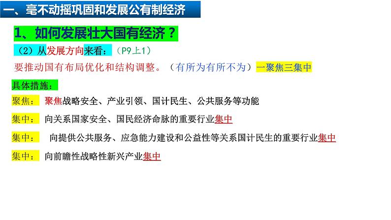 统编版高中政治必修二经济与生活 1.2 坚持“两个毫不动摇” 课件（）第7页