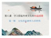 8.1文化民族性和多样性 课件-2022-2023学年高中政治统编版必修四哲学与文化