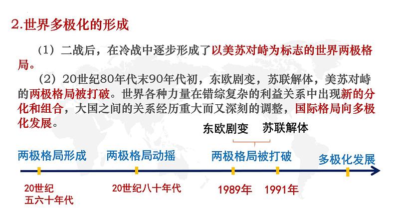 第三课 多极化趋势 课件-2023届高考政治一轮复习统编版选择性必修一当代国际政治与经济第6页