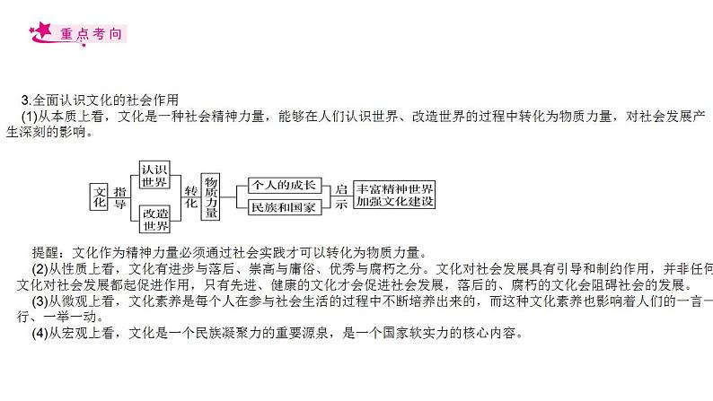 【备战2023高考】政治考点全复习——考点22《文化与社会》复习课件（人教版）06