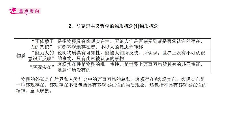 【备战2023高考】政治考点全复习——考点33《探究世界的本质》复习课件（人教版）06