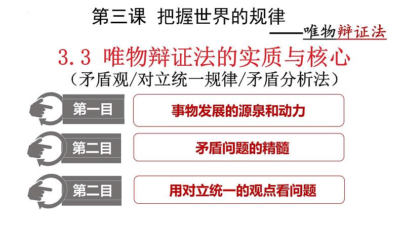 3.3 唯物辩证法的实质与核心 课件02