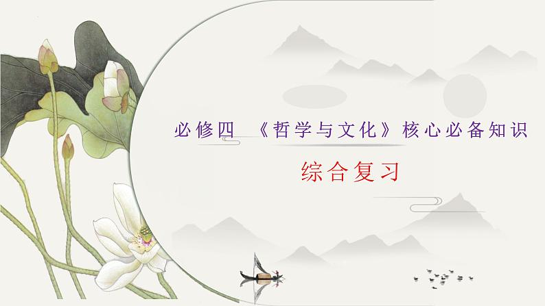 统编版必修四-哲学与文化-核心必备知识 课件第1页