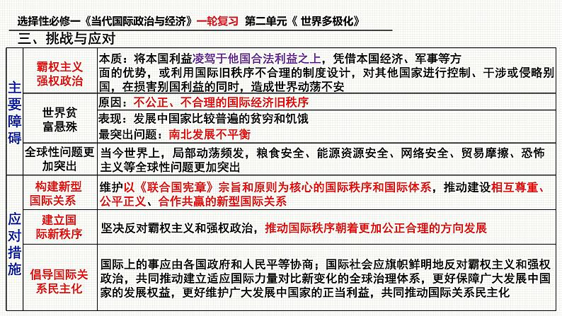 第四课 和平与发展 课件-2023届高考政治一轮复习统编版选择性必修一当代国际政治与经济第7页