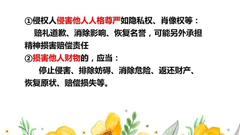 第四课 侵权责任与权利界限 课件-2023届高考政治一轮复习统编版选择性必修二法律与生活第4页