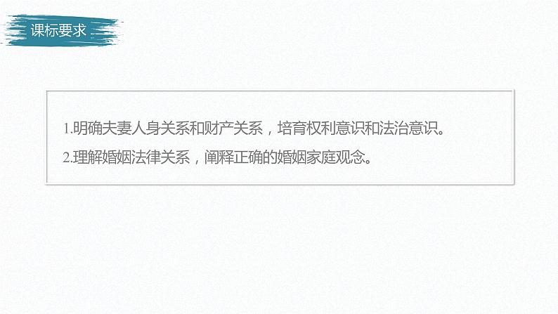 6.2 夫妻地位平等 课件-2022-2023学年高中政治统编版选择性必修二法律与生活02