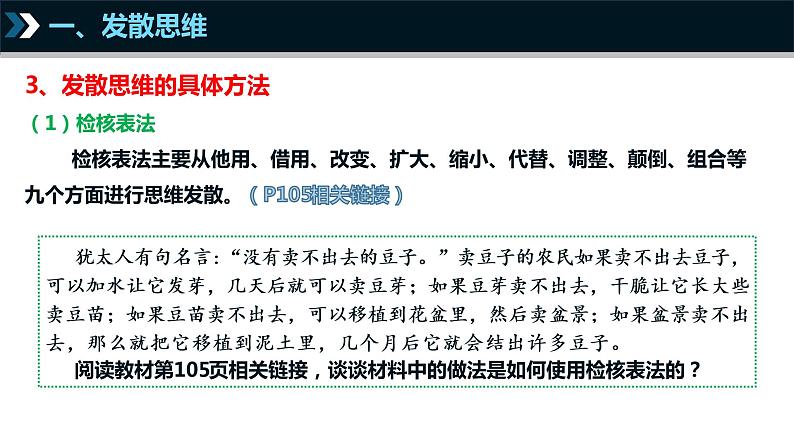 12.1发散思维与聚合思维的方法 课件-2022-2023学年高中政治统编版选择性必修三逻辑与思维07