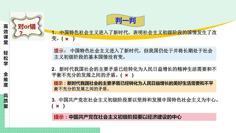 高中政治（必修1）第四课 只有坚持和发展中国特色社会主义才能实现中华民族伟大复兴【复习课件】07