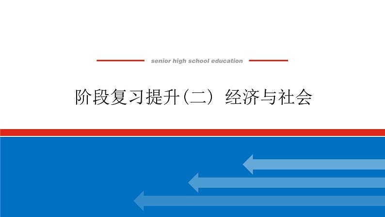 2023高考政治(新教材)复习课件 阶段复习提升(二) 经济与社会第1页