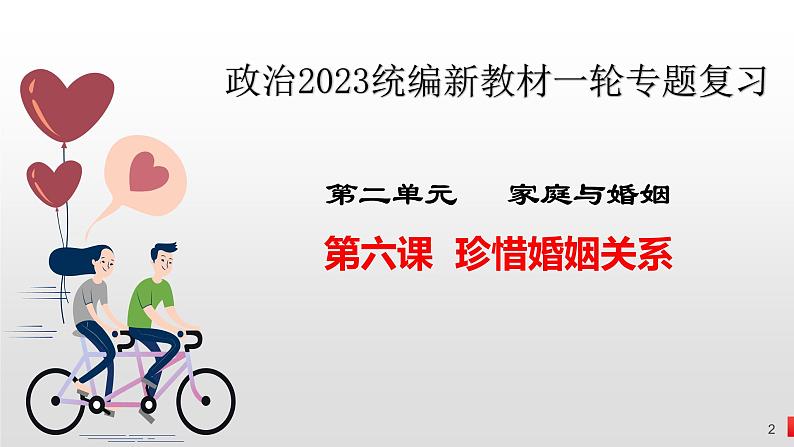 第六课 珍惜婚姻关系 课件-2023届高考政治一轮复习统编版选择性必修二法律与生活第2页