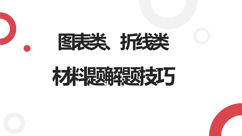 图表类、折线类材料题解题技巧 课件-2023届高考政治一轮复习人教版必修一经济生活第1页