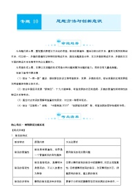 新高中政治高考 2021届高考二轮精品专题十 思想方法与创新意识 教师版