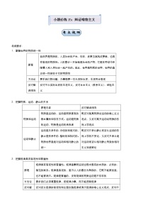 新高中政治高考 2021届小题必练15 辩证唯物主义 学生版