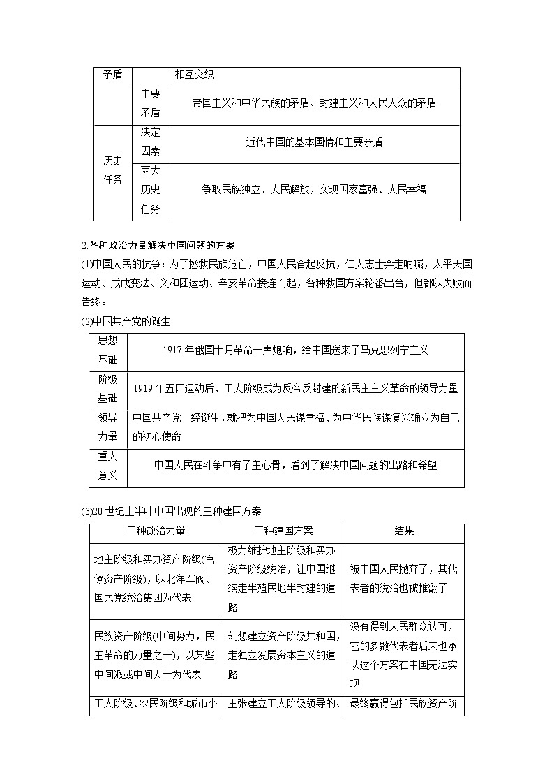 新高中政治高考2023年高考政治一轮复习（部编版） 第9课 历史和人民的选择第2页