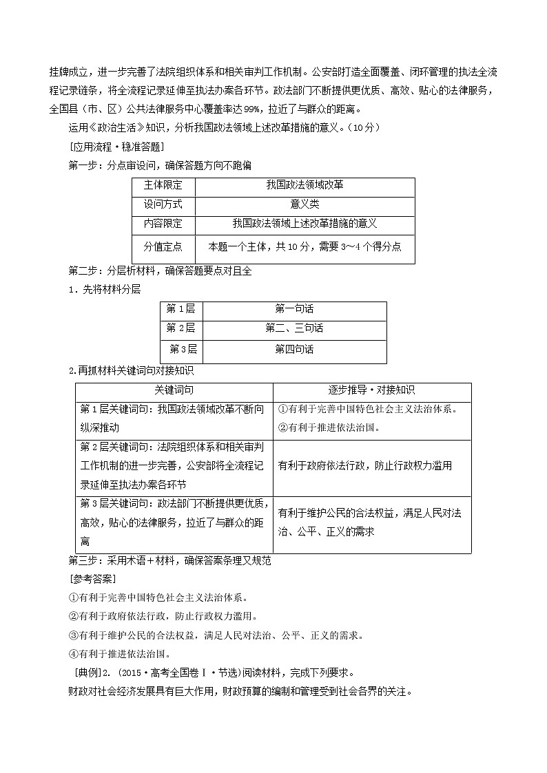 新高中政治高考专题08 政府（原卷版）第2页
