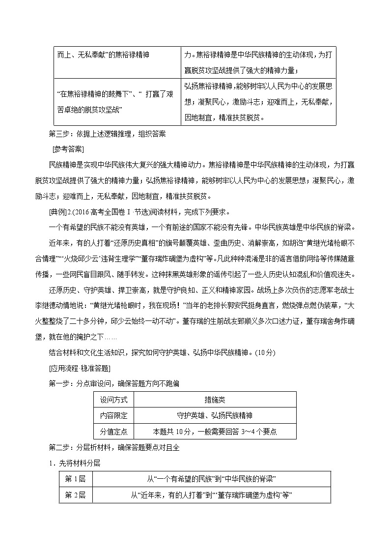 新高中政治高考专题15 弘扬和培育中华民族精神（解析版）第3页
