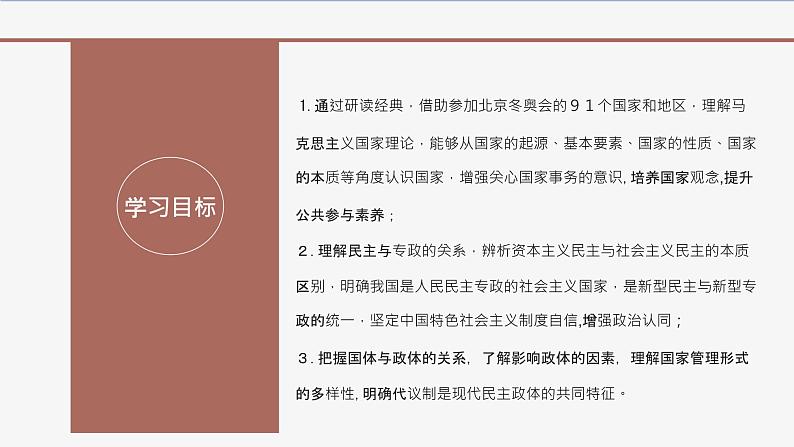 高中思想政治统编版选择性必修一 1.1国家是什么 课件第2页