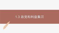 高中政治 (道德与法治)人教统编版选择性必修1 当代国际政治与经济政党和利益集团一等奖ppt课件