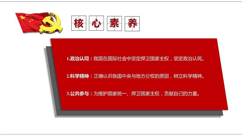 2.1 主权统一与政权分层 课件 统编版高中政治选修一05