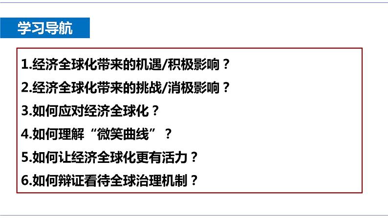 6.2 日益开放的世界经济 课件 统编版高中政治选修一06