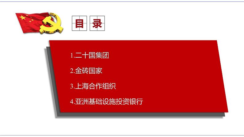 9.2 中国与新兴国际组织 课件 统编版高中政治选修一02