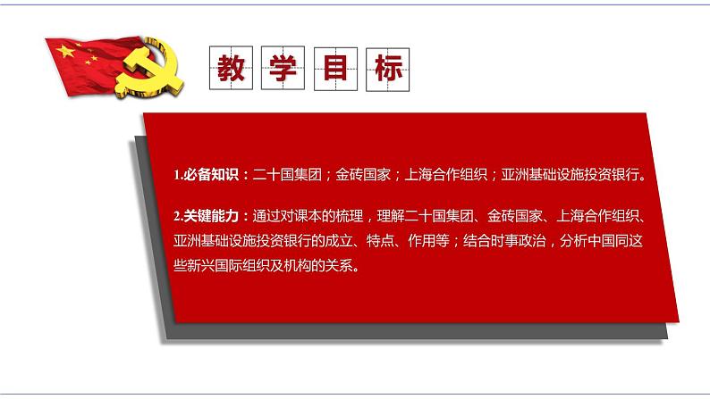 9.2 中国与新兴国际组织 课件 统编版高中政治选修一03