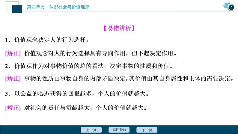 新高中政治高考2021年高考政治一轮复习（新高考版）  第4部分  第4单元 第12课　实现人生的价值课件PPT第6页