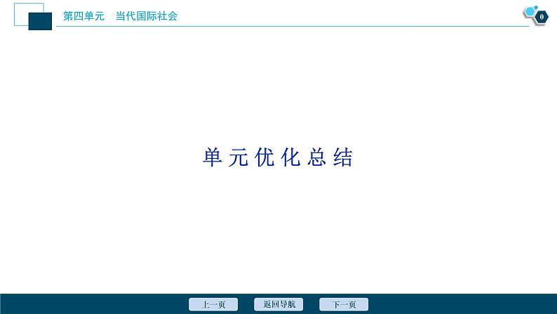 新高中政治高考2021年高考政治一轮复习（新高考版）  第2部分  第4单元 单元优化总结课件PPT01