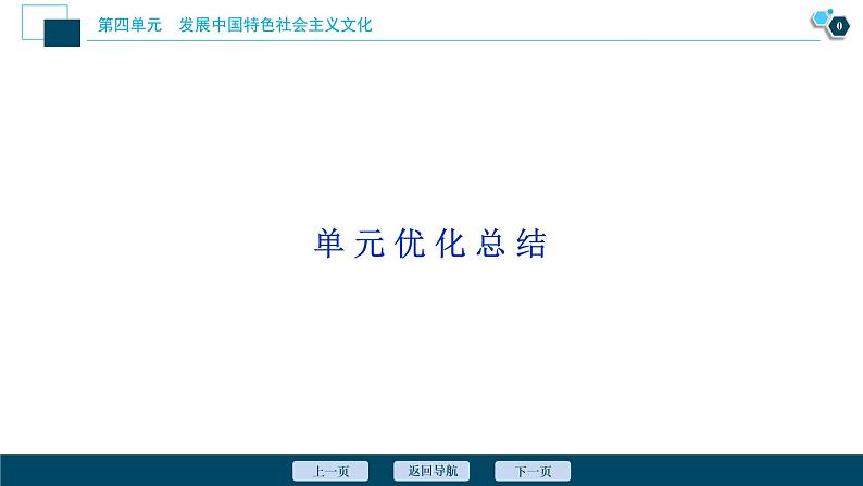 新高中政治高考2021年高考政治一轮复习（新高考版）  第3部分  第4单元 单元优化总结课件PPT第1页