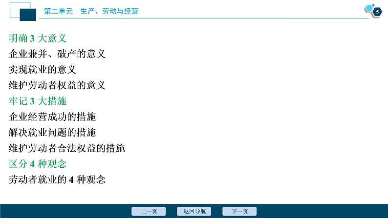 新高中政治高考2021年高考政治一轮复习（新高考版）  第2部分  第2单元 第5课　企业与劳动者课件PPT第6页