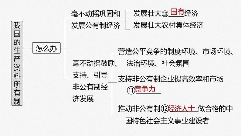 新高中政治高考2023年高考政治一轮复习（部编版） 第5课 我国的生产资料所有制课件PPT第6页